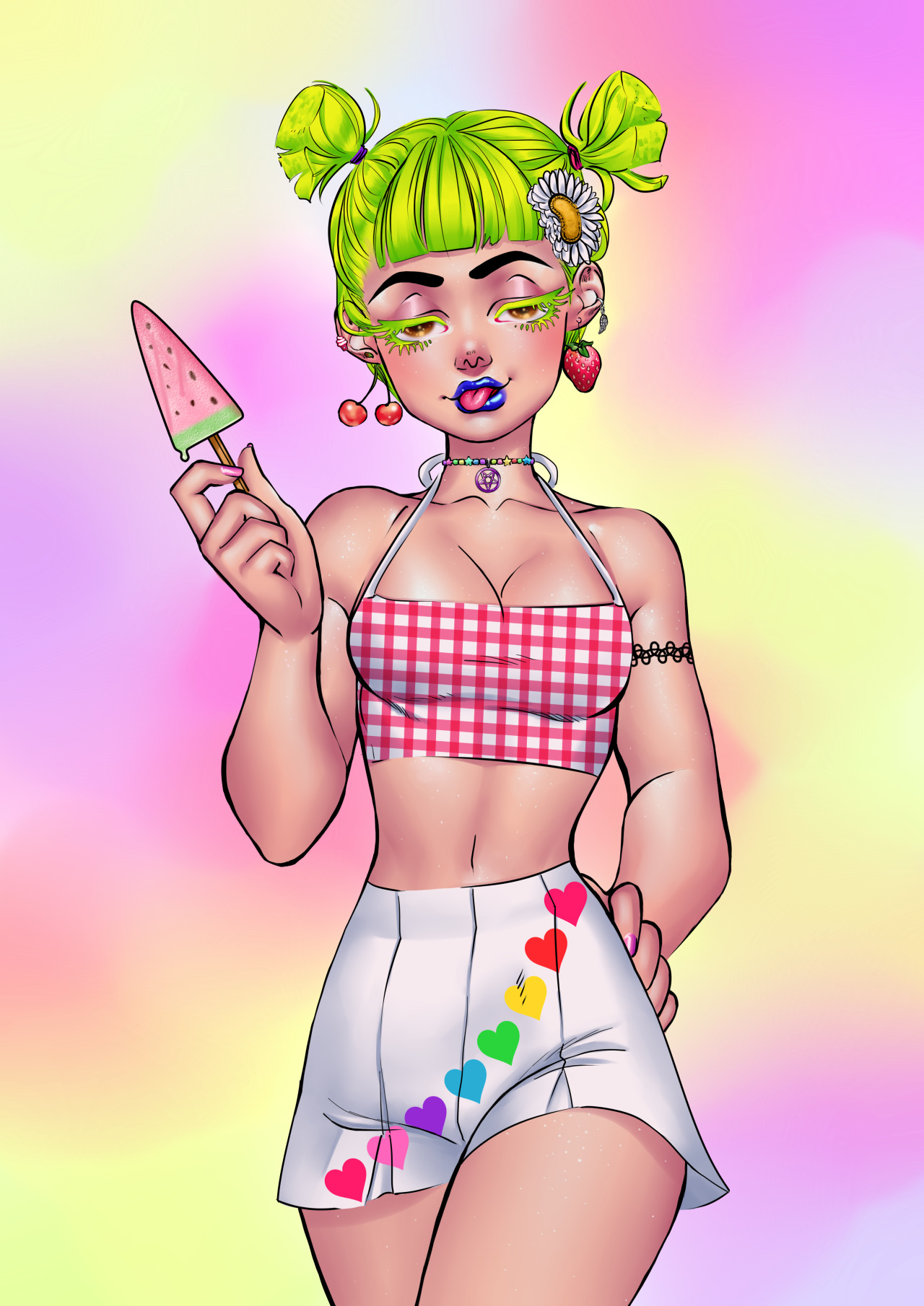 mmonsterbones:  dumb stress thing but yeah i havent drawn nancy once this year!!