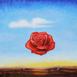 enter-galactic-love:  Salvador Dali -The Meditative Rose