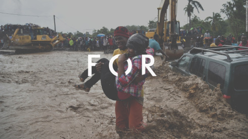 worshipgifs:  The magnitude of the devastation that the Hurricane Matthew left in Haiti became clear on Saturday, three days after the storm that struck the south of the country leaving more than 900 dead. About one million people need urgent help. 