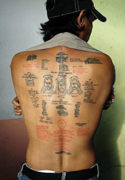 liverodland:Folk magic in the Phillipines part 2: The Orasyon protective tattoos.To understand the m