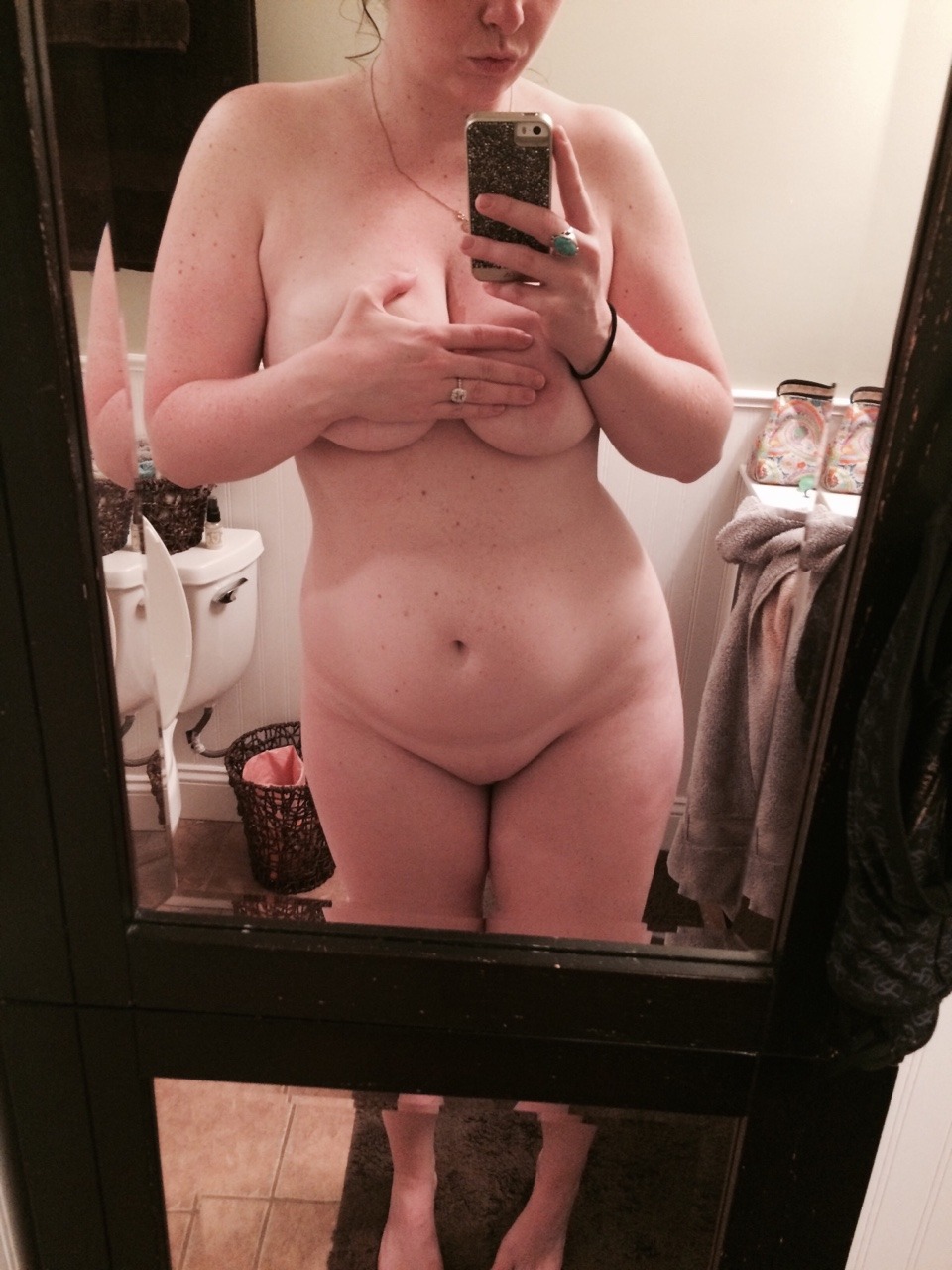 nakedandnameless:  After spending way too much time in the hot tub the other night.