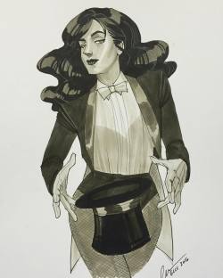 kevinwada:  Zatanna sketch #ECCC