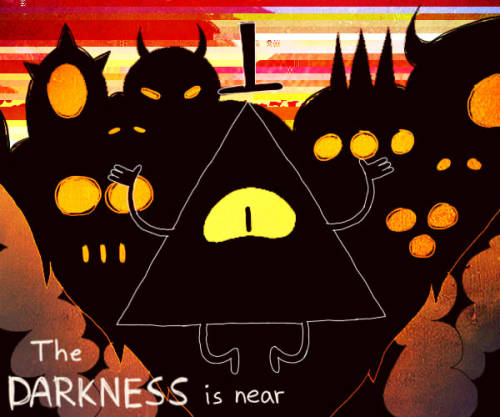 caramelkeks:  When Gravity Falls and the earth becomes sky, fear the beast with just one eye. 