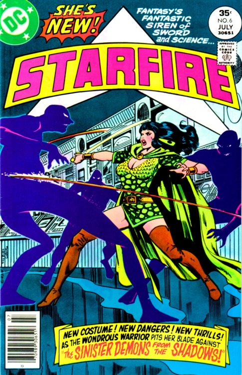 the cover to Starfire (1976) #6 by Mike Vosburg and Vince Colletta