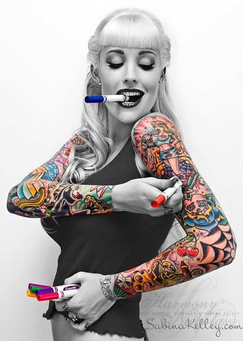 XXX tattoo18plus:  Hot Chicks with Tattoos photo