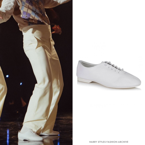 Harry in the Treat People With Kindness video | January 1, 2021Freed of London Reflex Jazz Shoes (£3