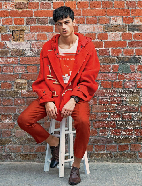 l-o-o-p-y-deactivated20190722: Tarun Nijjer, 20, wearing Burberry for Elle India