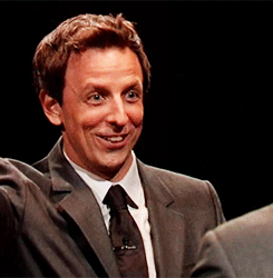 latenightjimmy:  Our good friend Seth Meyers is back on Late Night tonight! Remember