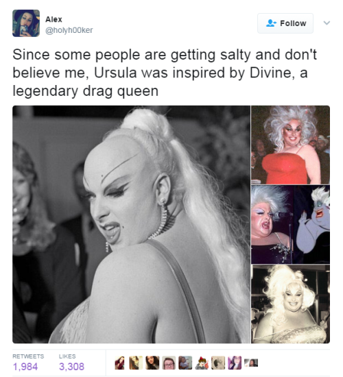 runthatbymeonemoretime:dresmith:bellaxiao:Important!I knew it!!! Love love love Ursula!Not only was 