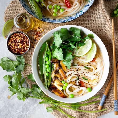 Quick and easy summer noodle soup! Cooks in 3 minutes for a perfect nutrient rich, busy night dinner