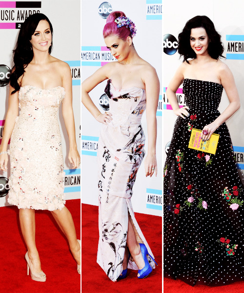 iheartkatyperry:  2010 - 2011 - 2013 
