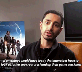 spacelesbians: Riz Ahmed and his thoughts on manateesbonus: 