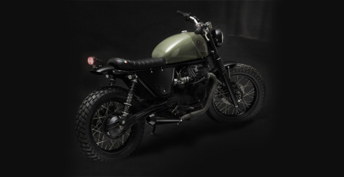 caferacerdesign: Cafe Racer Design SourceMoto Guzzi Tractor V75 @caferacerdesign