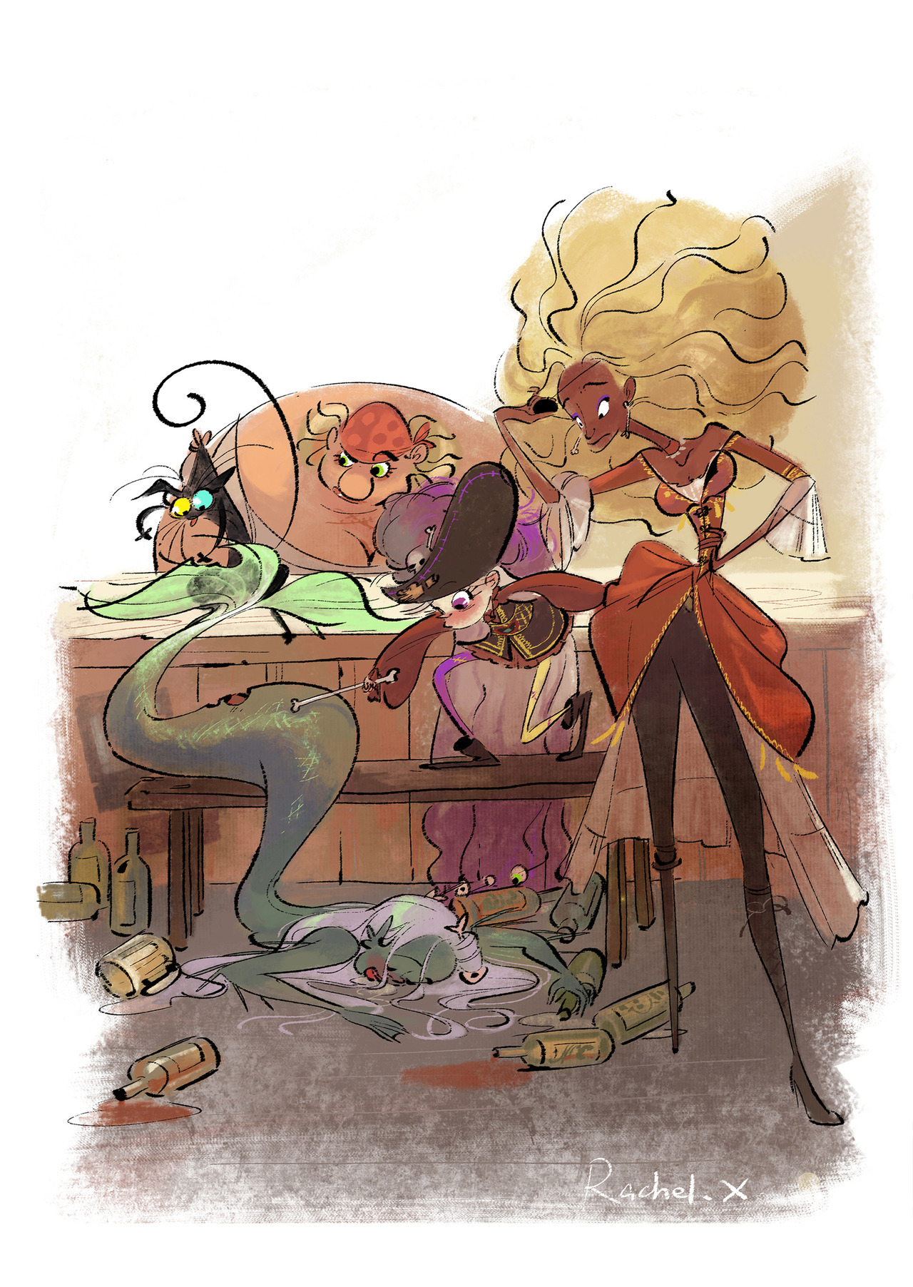 theartofanimation:  Xin Yingzong   -  http://www.rachelxin.com  -  https://twitter.com/Kiddo_hah