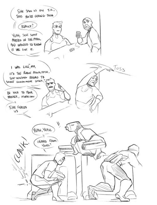 disteal: Todays sequential art practice turned into r76 bants, so here you go (also the omnics are m