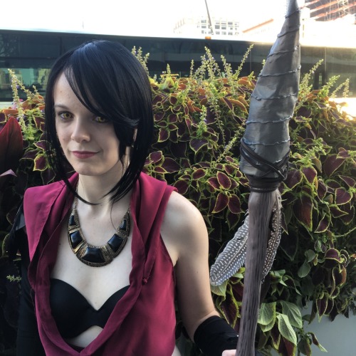 veliseraptor:tfw your mother raised you in a swamp but you still look damn fine (me as Morrigan | NY