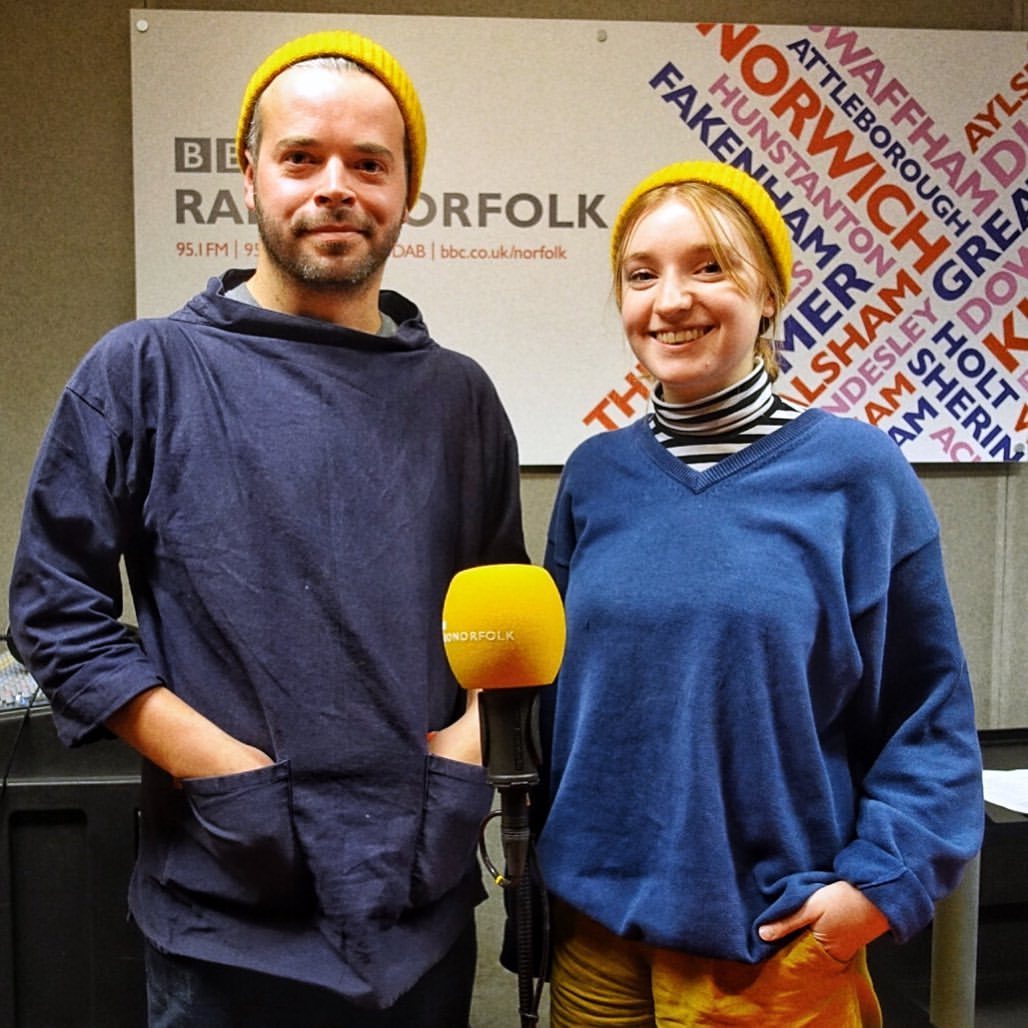 Big thanks to @bbcintronorfolk and my fashion twin @kittyperrinmusic for having me on the show 📻 (at Norwich, Norfolk)
https://www.instagram.com/p/B3cycJojkzr/?igshid=f6prb6oskb0s