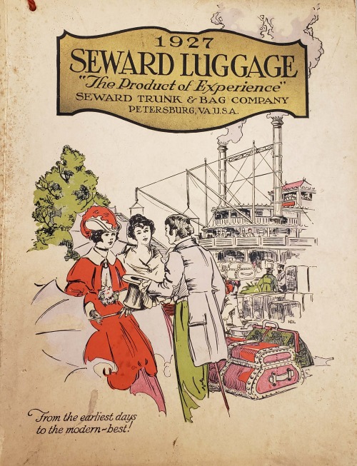 Cover: Catalog for Seward luggage. Petersburg, Virginia : Seward Trunk &amp; Bag Company, 1927TS2301
