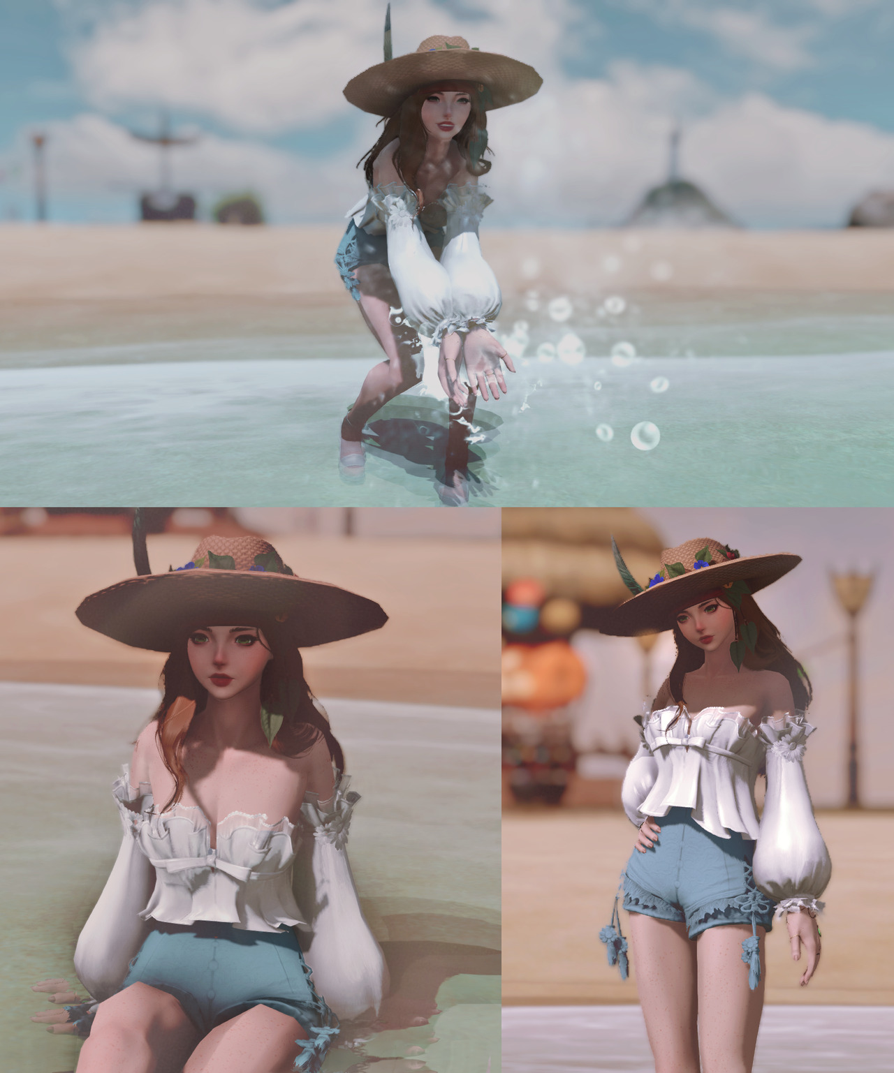 Casual Hunter - [ Elezen!M Hair Mashup ] - The Glamour Dresser : Final  Fantasy XIV Mods and More