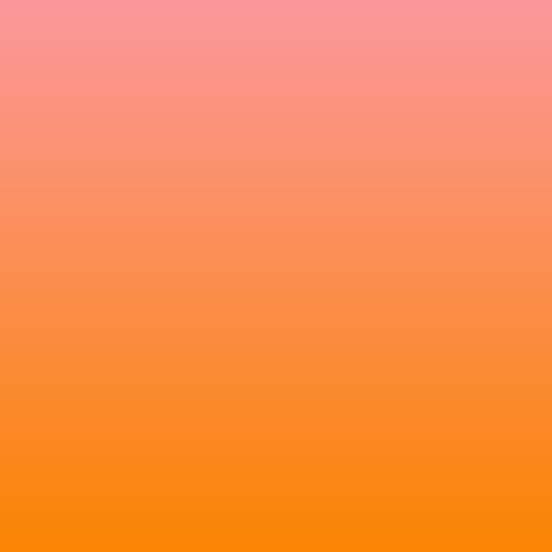 gradienty: Sweet Pink Flush Orange (#fb979c to #fb8402)