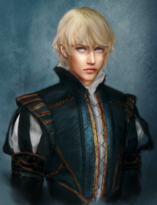 laurent of vere from captive prince series, based him mostly off of the Japanese cover release [link