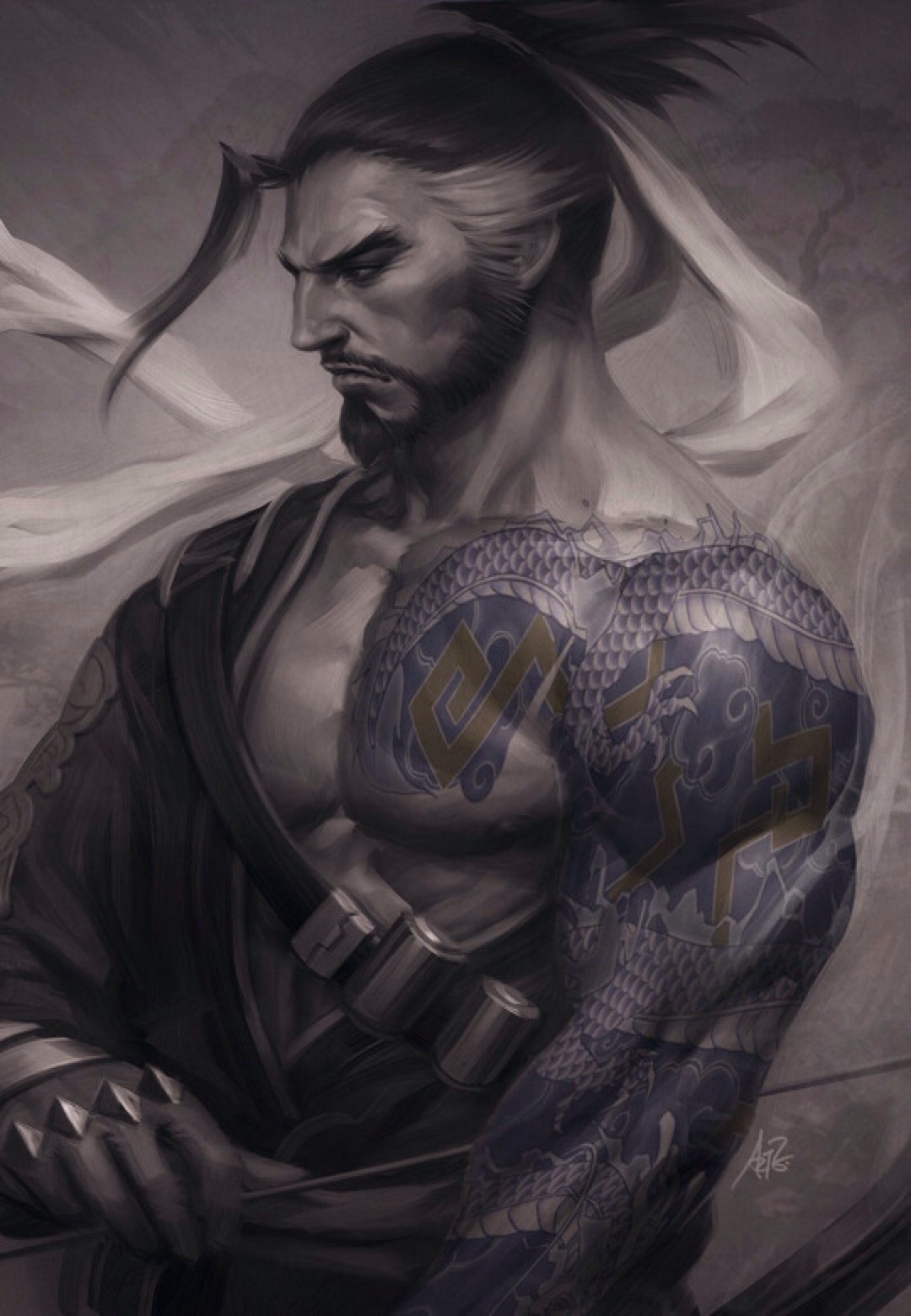 geekgames101:    Overwatch by Artgerm (Stanley Lau)        