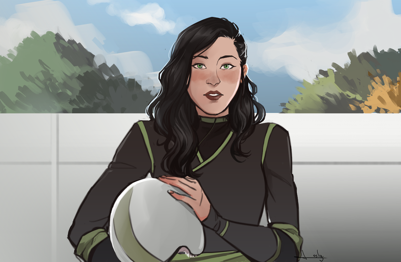 lesly-oh:Korrasami commission for @cell151 based on the fic The Avatar &amp;