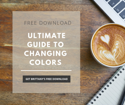 Get my Ultimate Guide to Changing Colors to supplement today’s “How to Change Color