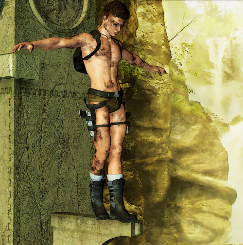 iwouldratherbbc: videogamesmademegay: dirtypeanut: Nate (Lara Croft Genderbend)by *Ulysses0302 &ldqu