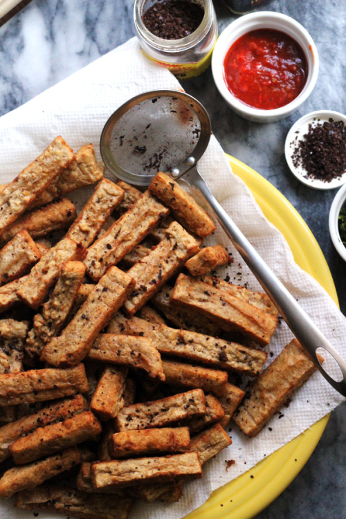 tinykitchenvegan:Middle Eastern Spiced Chickpea Fries