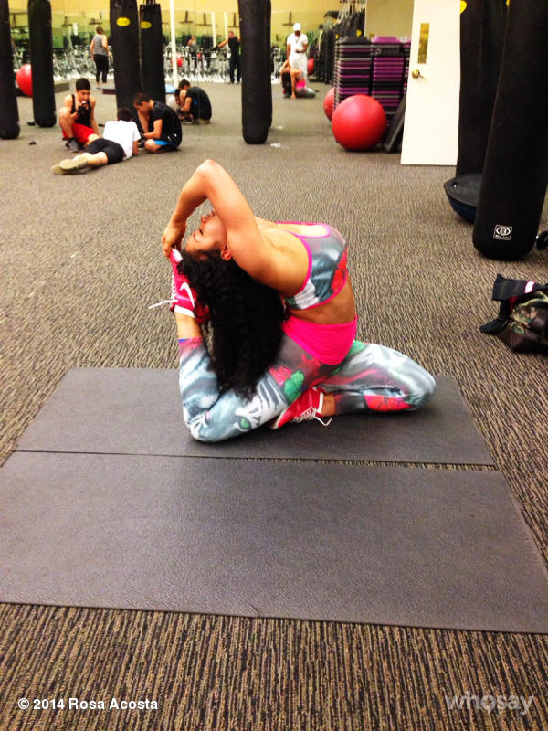rosaacosta:  Miss Pretzel #teamfitness #bodybyrosaacosta View more Rosa Acosta on