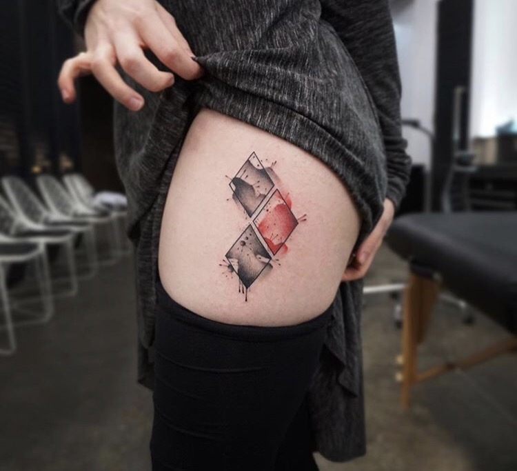 Tattoo uploaded by Patricia Atwater  First Harley Quinn tattoo  Tattoodo