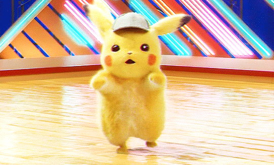 captainpoe: Detective Pikachu dancing!
