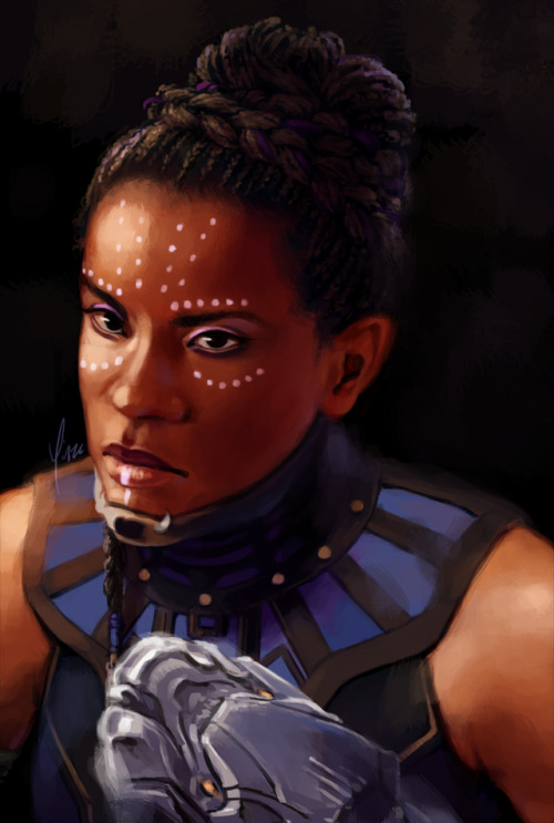 Black Panther&rsquo;s Shuri for this month&rsquo;s Patreon portrait!Become a patron to help choose t