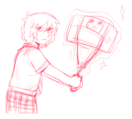 Teru Also Uses His Bag Like A Hammer The Same Way He Uses His Tie Like A Sword. U Dont Understand Ive