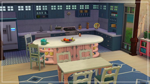 saartje77: Hi guys. Finally done recoloring the kitchen that came with the Parenthood pack (minus th