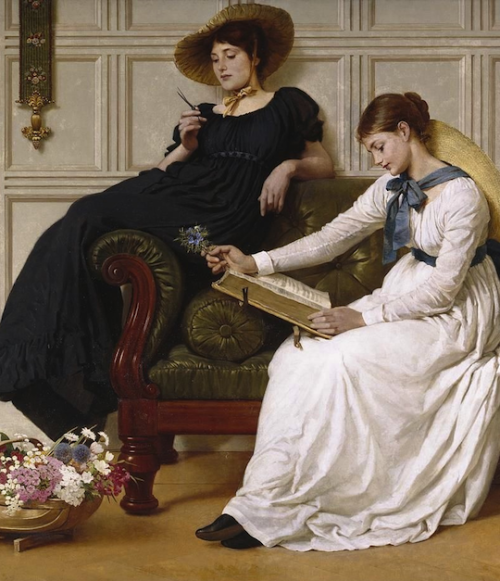 fordarkmornings:
“ Details from The Language of Flowers, 1885.
George Dunlop Leslie (British, 1835–1921)
Oil on canvas
”