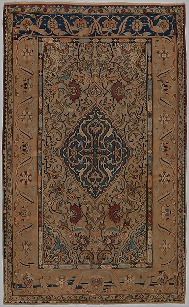 Polonaise carpet, first half of 17th century. Iran, probably Kashan.This carpet was among those prod