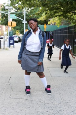 youngblackandvegan:  humansofnewyork:  &ldquo;Whenever I enter a room, I say: ‘The Queen has arrived!’&rdquo;  amen