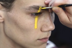 criwes:  Backstage at Yohji Yamamoto SS16