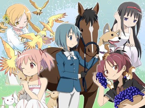 hourai:  Official art from Puella Magi Madoka Magica Online 