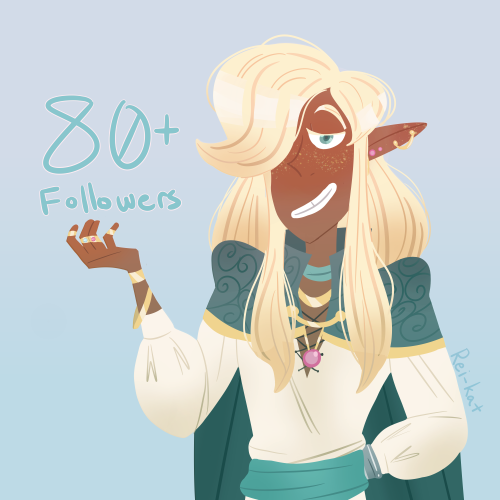 taako got me over 80 so thank yall so much even after so few posts lmao