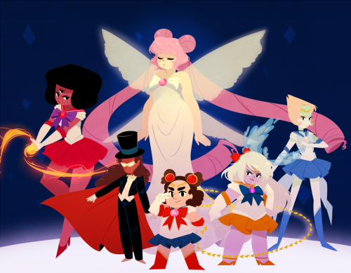 Obsessed with this amazing Sailor Moon crossover! Happy Sailor Moon Day! (