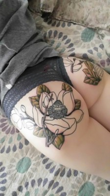 ladyrigormortis:  Round two of my ass tattoo