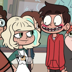 imperfectxiii:  “Sorry, Marco. I didn’t mean to embarrass you in front of Jackie.”“Are you kidding? That’s the most she’s ever talked to me!”They’re kinda cute together actually. :3