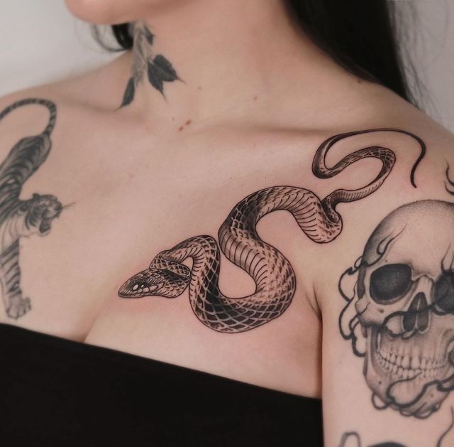 Snake Tattoo On Tumblr