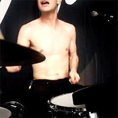 dallonjingles:  He’s seriously so fucking hot when he drums. Wowzer.