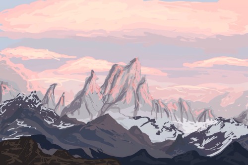 celestiahly:i draw way too many mountains lol
