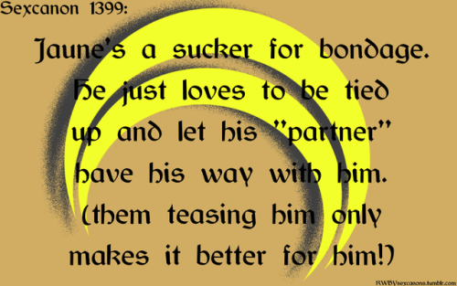 Jaune&rsquo;s a sucker for bondage. He just loves to be tied up and let his &ldquo;partner&a