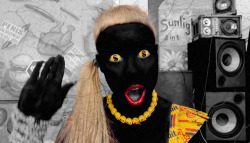 Laddy GaGa in BlackFace?